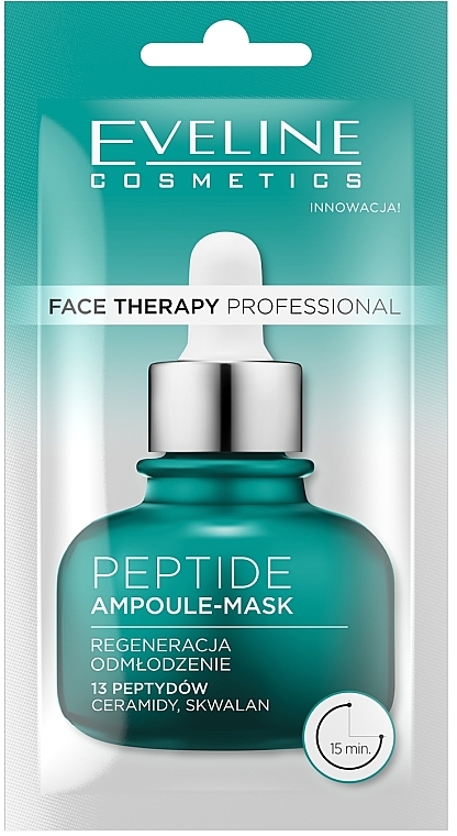 Kremowa maseczka-ampułka Peptide - Eveline Cosmetics Face Therapy Professional — Zdjęcie N1