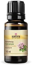 Olejek eteryczny z geranium - Sattva Ayurveda Geranium Essential Oil — Zdjęcie N1