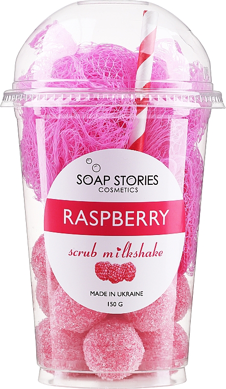 Mydło peelingujące Malina - Soap Stories Cosmetics — Zdjęcie N1