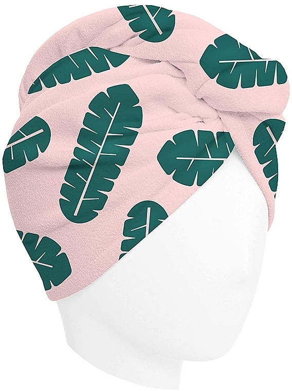 Ręcznik do włosów - Coco & Eve Microfibre Towel Wrap Leaf Print — Zdjęcie N2