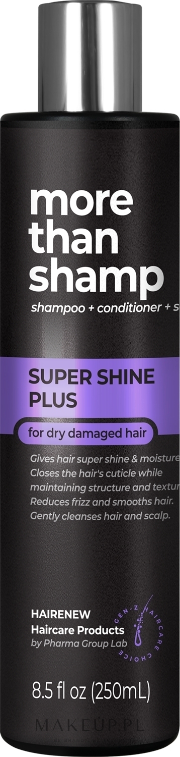 Szampon do włosów 100% lustrzany połysk - Hairenew Super Shine Plus Shampoo — Zdjęcie 250 ml