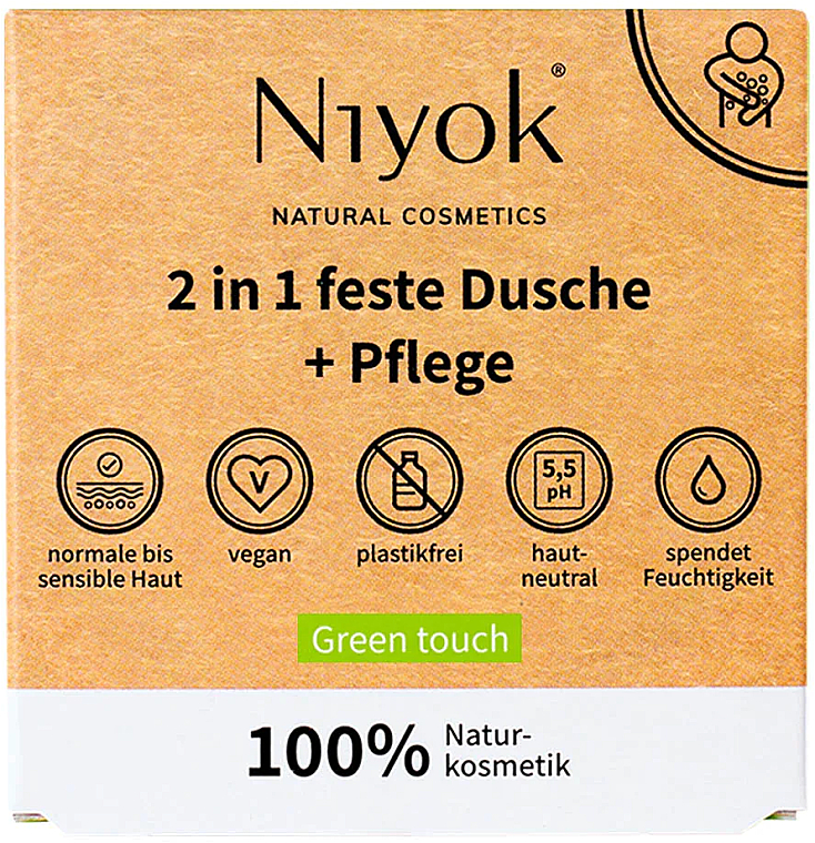 Mydło do rąk i ciała Zielony dotyk - Niyok 2in1  — Zdjęcie N1