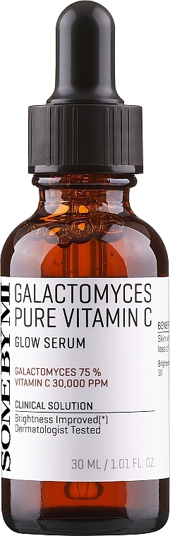 Rozjaśniające serum do twarzy z witaminą C i filtratem z grzybów - Some By Mi Galactomyces Pure Vitamin C Glow Serum