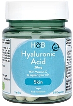 Suplement diety z kwasem hialuronowym, 20mg - Holland & Barrett Hyaluronic Acid  — Zdjęcie N1