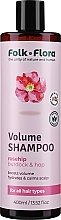Szampon zwiększający objętość - Folk&Flora Volume Shampoo — Zdjęcie N1