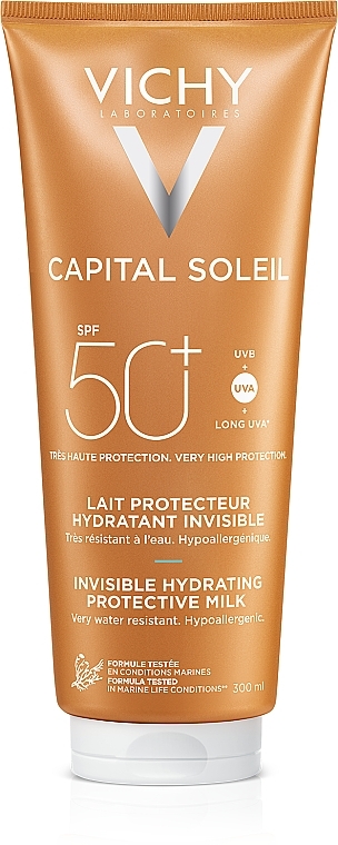 Nawilżające mleczko ochronne do ciała SPF 50+ - Vichy Capital Ideal Soleil Hydratant Milk SPF 50+