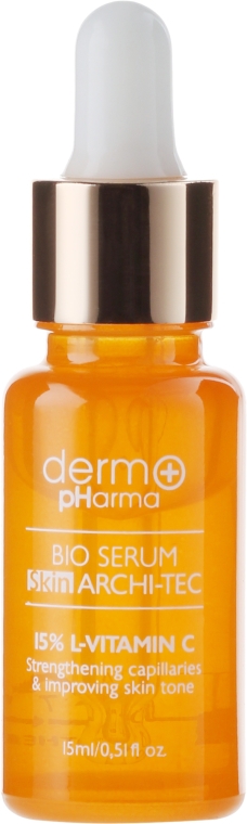 Serum na twarz, szyję, dekolt i dłonie L-Witamina C 15% - Dermo Pharma Bio Serum Skin Archi-Tec Vitamin C — Zdjęcie N2