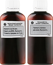 Kup Wegański zestaw do nanoplastyki dla włosów naturalnych, na 1 zabieg - Inoar Argan Oil Thermoliss (shmp/50ml + keratin/50ml)