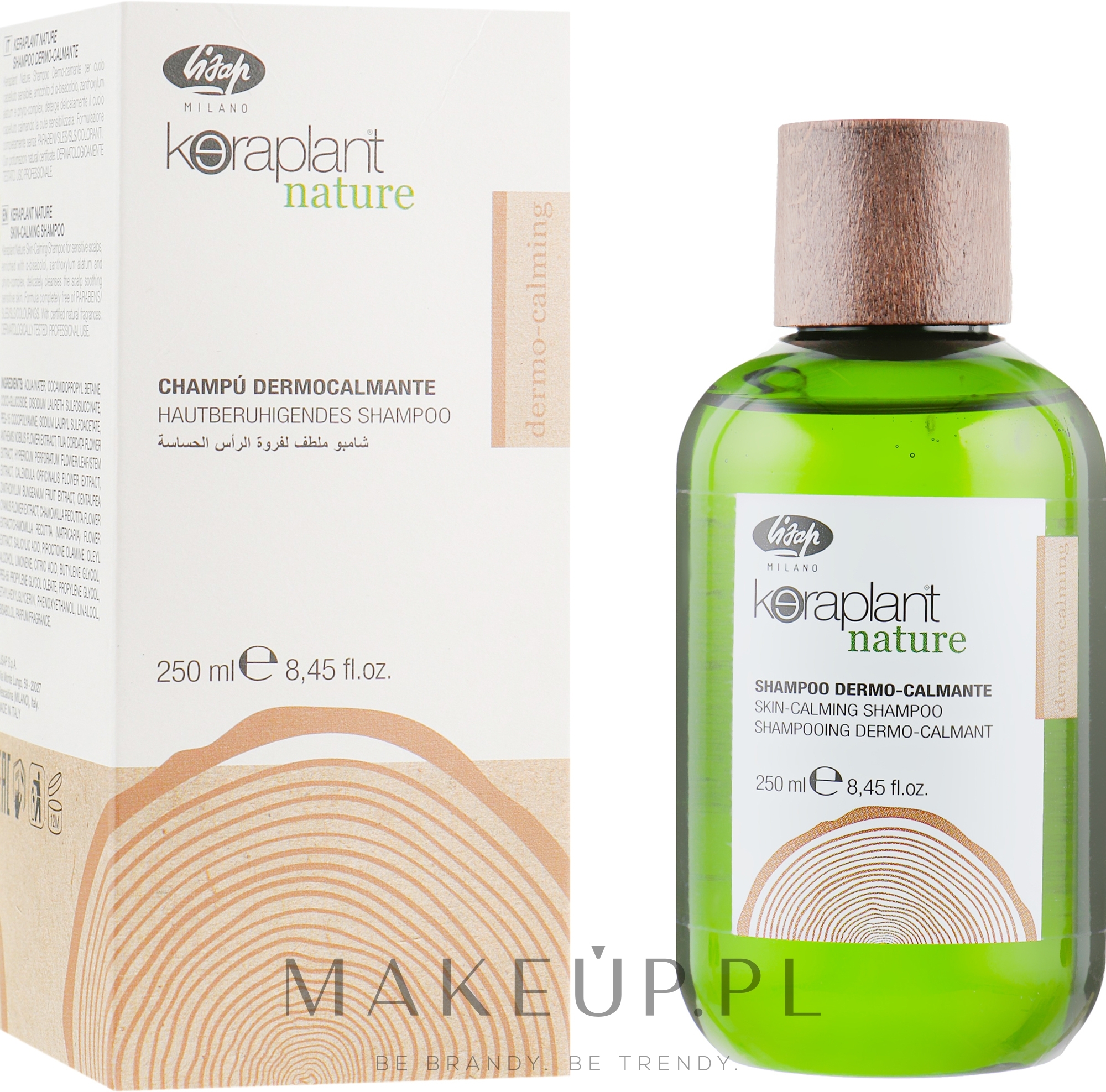 Kojący szampon - Lisap Keraplant Nature Skin-Calming Shampoo — Zdjęcie 250 ml