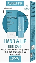 Zestaw - Floslek Hand & Lip Duo Care Niacinamide (h/cr/50ml + lip/balm/4g) — Zdjęcie N1