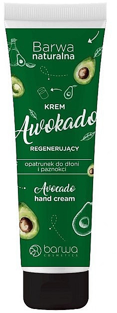 Regenerujący krem ​​do rąk i paznokci - Barwa Natural Avocado Hand Cream — Zdjęcie N1