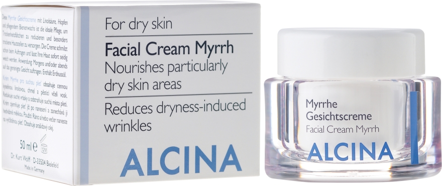 Krem do twarzy Mirra - Alcina T Facial Cream Myrrh — Zdjęcie N1