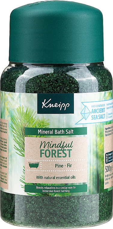 Sól do kąpieli Sosna i jodła - Kneipp Mineral Bath Salt Mindful Forest Pine & Fir  — Zdjęcie N1