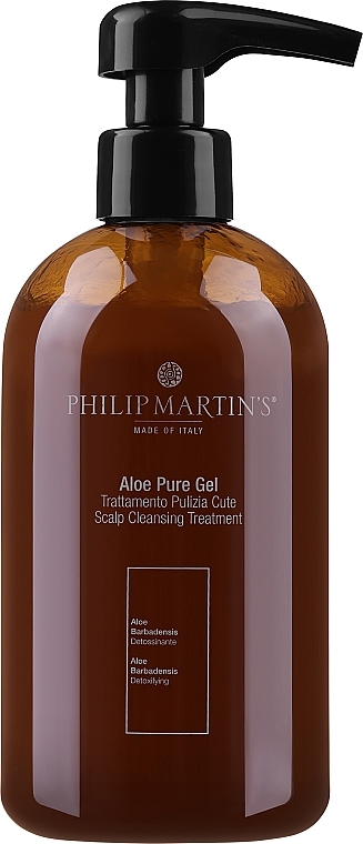 Żel do głębokiego nawilżania skóry głowy - Philip Martin's Aloe Pure Gel — Zdjęcie N3