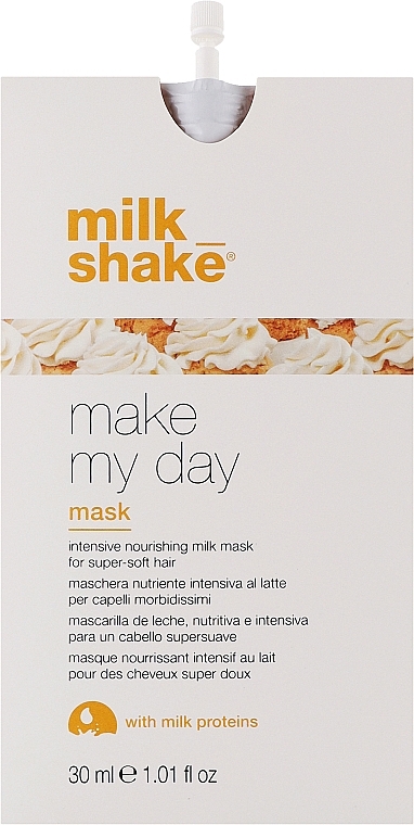 Intensywna odżywcza maska do włosów - Milk_Shake Make My Day Mask — Zdjęcie N2