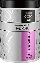 Kup Ujędrniająca maska do włosów z ceramidami - Prosalon Basic Care Color Art Strengthening Mask Ceramides 