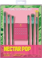 Kup Zestaw - Real Techniques Nectar Pop So Jelly Eye Set (brush/6pcs + rhineston/18pcs)