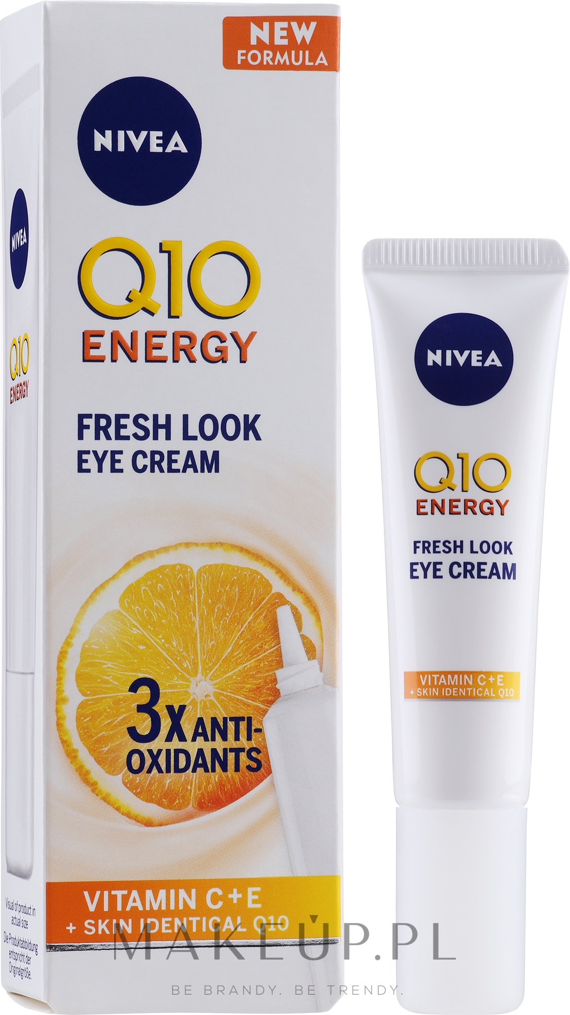 Przeciwzmarszczkowy krem pod oczy - NIVEA Q10 Plus Vitamin C Eye Cream — Zdjęcie 15 ml