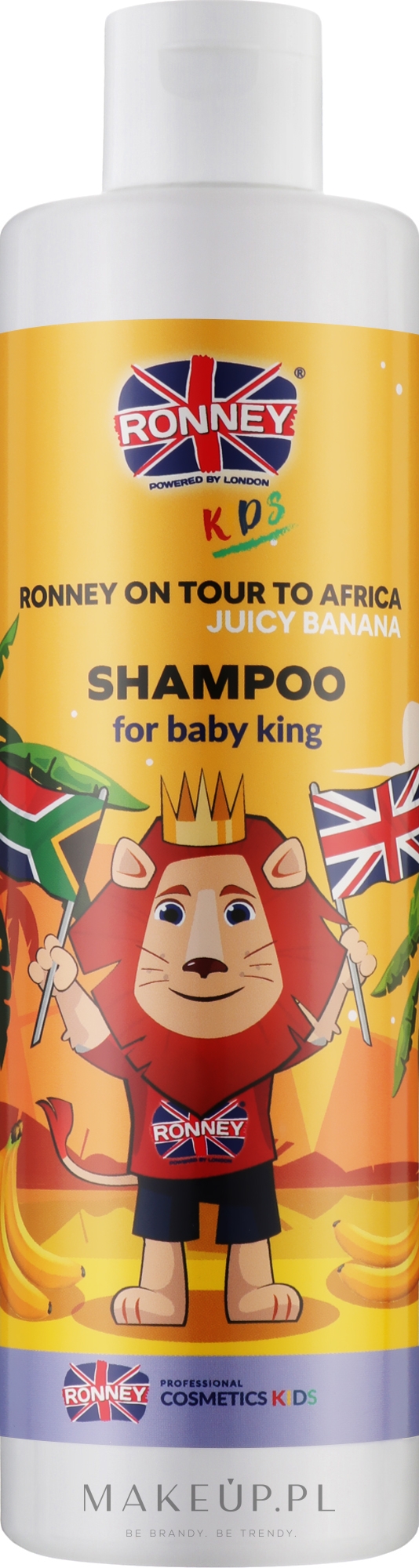 Szampon do włosów dla dzieci Soczysty banan - Ronney Professional Kids On Tour To Africa Shampoo — Zdjęcie 300 ml