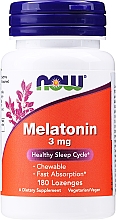 Kup Melatonina 3 mg, pastylki podjęzykowe - Now Foods Melatonin 3 Mg Healthy Sleep Cycle
