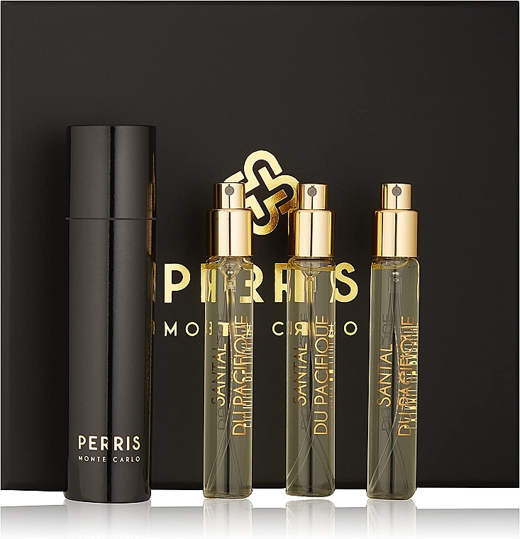 Perris Monte Carlo Santal Du Pacifique - Zestaw (perfume/4x7,5ml + perfume case) — Zdjęcie N1