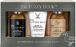 Kup Zestaw - Baylis & Harding The Fuzzy Duck Hemp & Bergamot (sh/gel/100ml + b/wash/100ml + ash/balm/50ml)