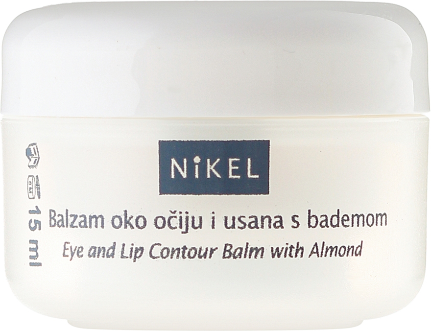 Balsam do skóry wokół oczu i ust z migdałem - Nikel Eye And Lip Contour Balm With Almond — Zdjęcie N2