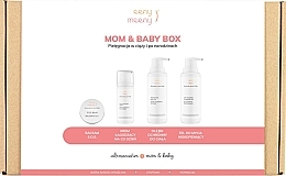 Kup Zestaw do twarzy - Eeny Meeny Mom & Baby Box (b/balm/40g + cl/gel/200ml + b/oil/200ml + cr/100ml)
