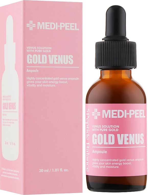 Serum na szyję i dekolt - MEDIPEEL Gold Venus Ampoule — Zdjęcie N2