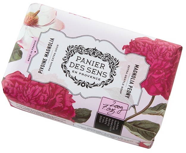 Mydło w kostce - Panier Des Sens Extra Gentle Natural Soap with Shea Butter Magnolia Peony — Zdjęcie N1