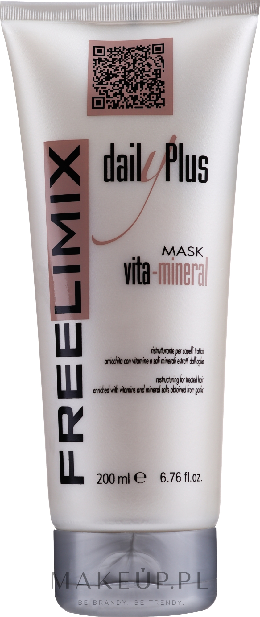 Maska z witaminami i minerałami do włosów farbowanych - Freelimix Daily Plus Vita Mineral Mask — Zdjęcie 200 ml
