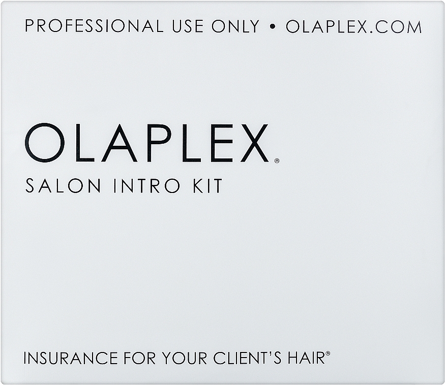 Zestaw do ochrony włosów podczas farbowania - Olaplex Salon Intro Kit (con 525 ml + 2 x elixir 525 ml) — Zdjęcie N1