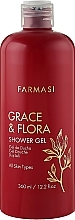 Żel pod prysznic Grace & Flora - Farmasi Shower Gel — Zdjęcie N1