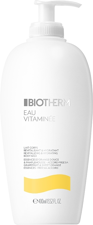 Nawilżające mleczko do ciała - Biotherm Eau Vitaminee Revitalizing & Hydrating Body Milk — Zdjęcie N1