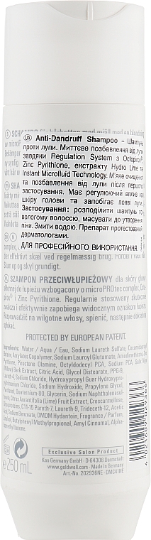 Szampon przeciwłupieżowy - Goldwell Dualsenses Scalp Specialist Anti-Dandruff Shampoo — Zdjęcie N2