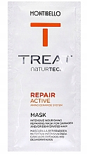 Regenerująca maska do włosów zniszczonych, saszetka - Montibello Treat NaturTech Repair Active Mask — Zdjęcie N1