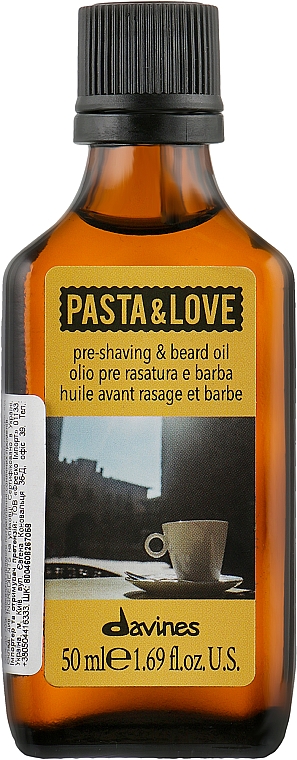 Olejek do brody - Davines Pasta & Love Pre Shaving + Beard Oil — Zdjęcie N1