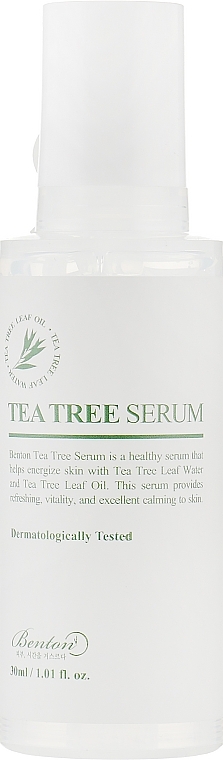 PRZECENA! Kojące serum do twarzy - Benton Tea Tree Serum * — Zdjęcie N2