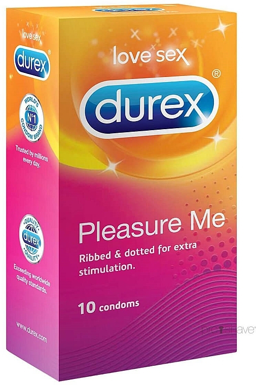 Prezerwatywy, 10 szt. - Durex Love Pleasure Me — Zdjęcie N1