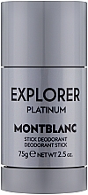 Kup Montblanc Explorer Platinum Deodorant Stick - Perfumowany dezodorant w sztyfcie