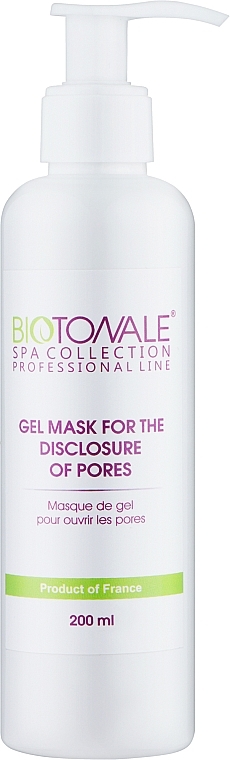 Maseczka żelowa do twarzy otwierająca pory - Biotonale Gel Mask For The Disclosure of Pores — Zdjęcie N1