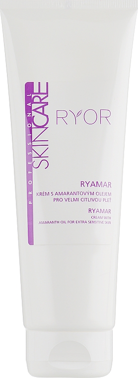 Krem do twarzy z olejem amarantowym do skóry bardzo wrażliwej - Ryor Ryamar Professional Skin Care