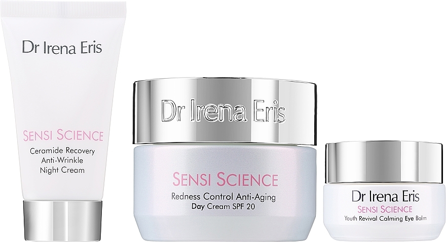 Zestaw - Dr Irena Eris Sensi Science (d/cr/50ml + n/cr/30ml + eye/balm/15ml) — Zdjęcie N2