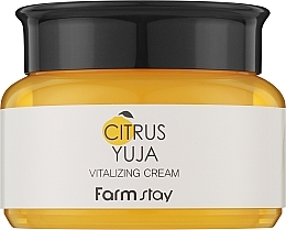 Odświeżający krem do twarzy, szyi i dekoltu - FarmStay Citrus Yuja Vitalizing Cream — Zdjęcie N1