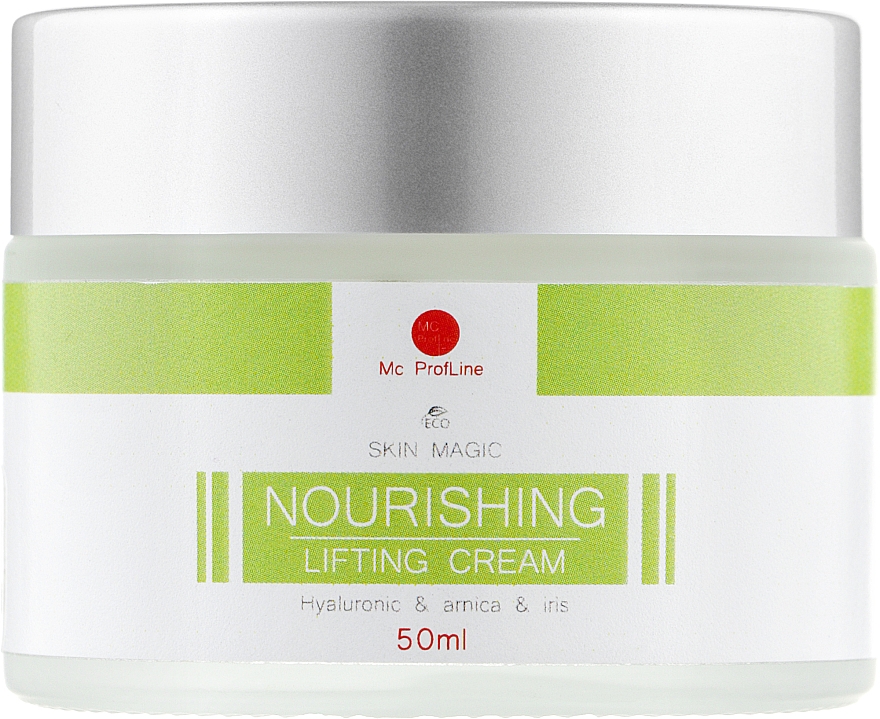 Odżywczy krem z kwasem hialuronowym, ekstraktem z arniki i irysa - Miss Claire MC Profline Skin Magic Nourishing Lifting Cream — Zdjęcie N1