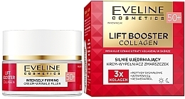 Kup Silnie ujędrniający krem-wypełniacz zmarszczek 50+ - Eveline Lift Booster Collagen Strongly Firming Cream-Wrinkle Filler 50+ for Day and Night