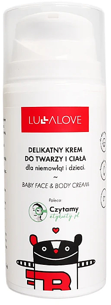 Delikatny krem do twarzy i ciała dla niemowląt i dzieci - Lullalove Baby Lotion For Face & Body — Zdjęcie N1