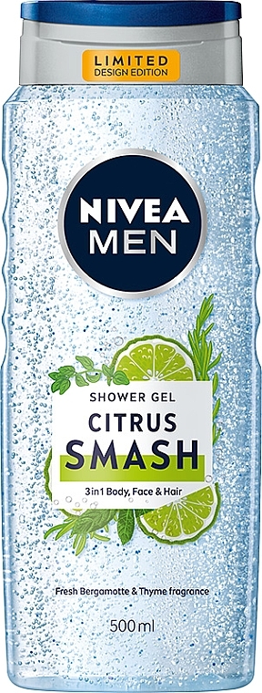 Żel pod prysznic - NIVEA MEN Citrus Smash Shower Gel — Zdjęcie N1