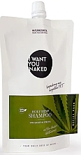 Szampon do włosów Straight & Strong - I Want You Naked Holy Hemp Shampoo (Refill) — Zdjęcie N1