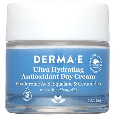 Nawilżający krem na dzień z kwasem hialuronowym - Derma E Hydrating Day Cream — Zdjęcie N1